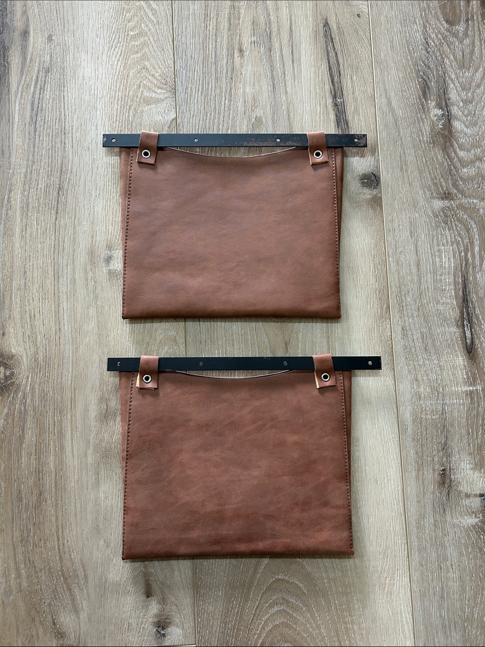 Leather Organizer Pouch - Brown - Picture 5 of 5